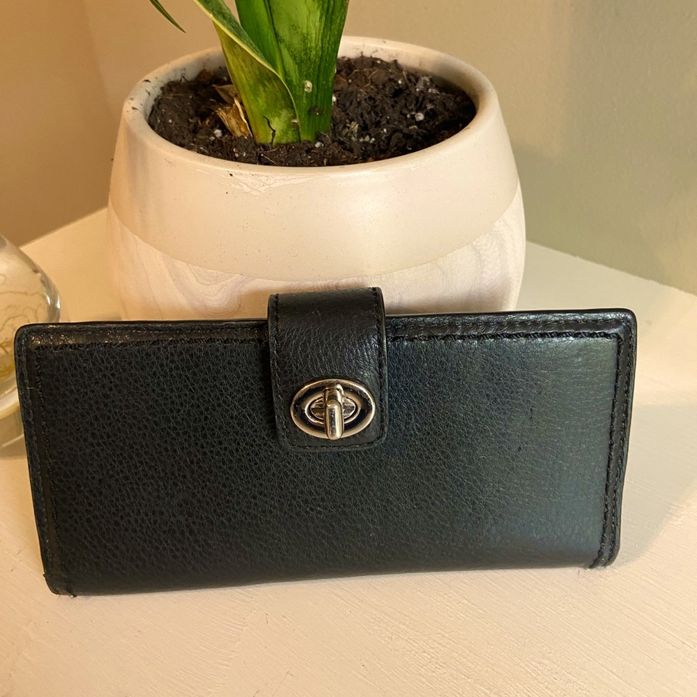 Coach leather wallet